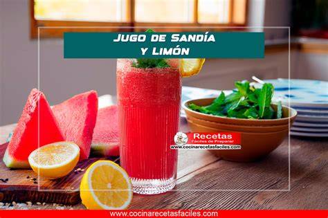 Proceso de preparación del jugo de sandía para fermentar