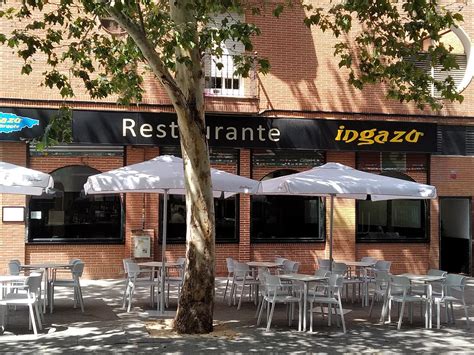 Fachada del restaurante Ingazu en Alcorcón