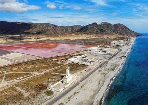 Vistas de las salinas de Cabo de Gata