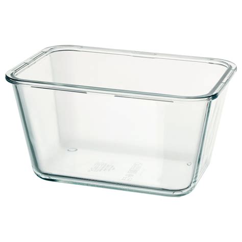 Recipiente de vidrio IKEA 365+ rectangular de 1.8 L