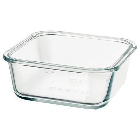 Recipiente de vidrio IKEA 365+ con tapa hermética