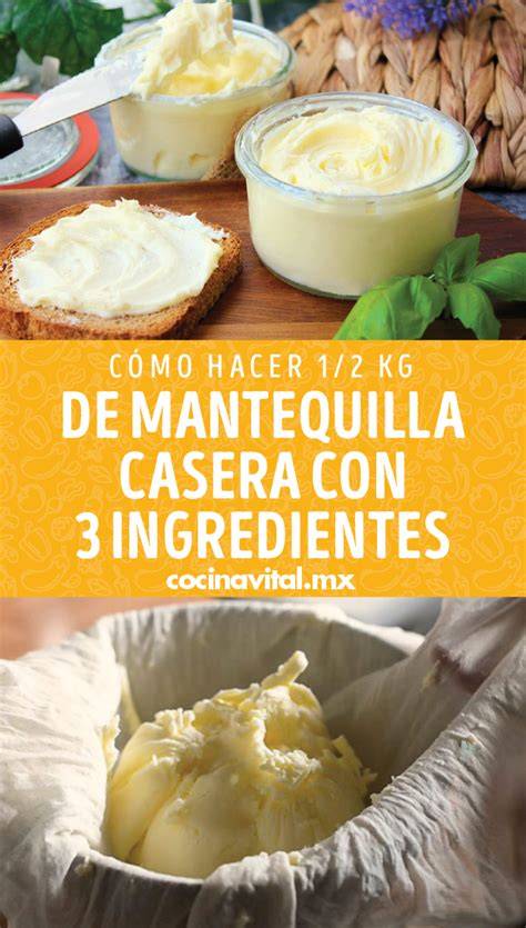 Ingredientes para la mantequilla saborizada
