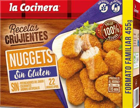 Tipos de rebozados para nuggets sin gluten