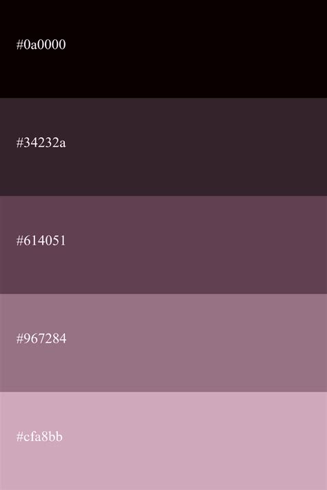 Paleta de colores: gris y berenjena