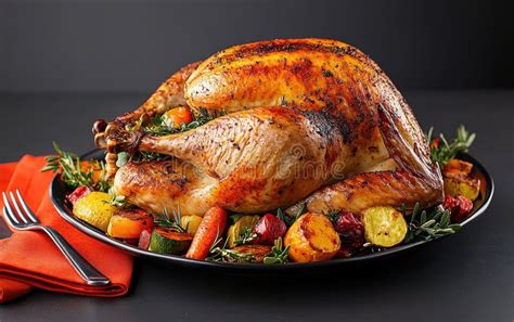 Pavo entero asado en olla con verduras