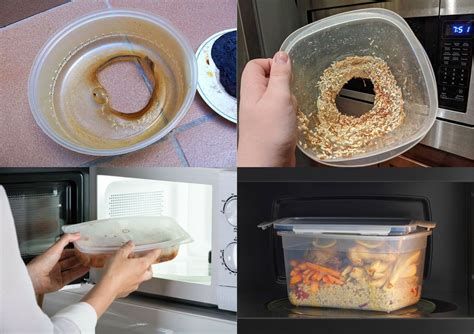 Alimentos gratinados en un recipiente apto para microondas con grill
