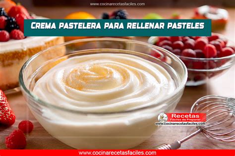 Crema pastelera lista para rellenar