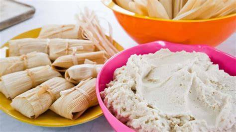 Preparación de la masa para tamales