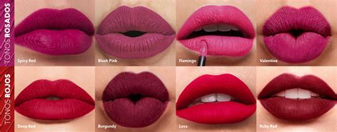 Labiales en diferentes tonos