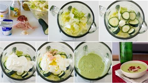 Gazpacho de lechuga con yogur