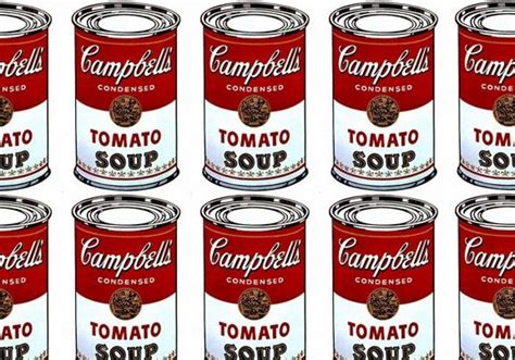 Cuadro de sopa de tomate de Andy Warhol