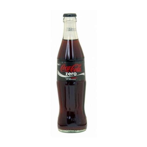 Botellas de Coca-Cola Zero Zero de vidrio