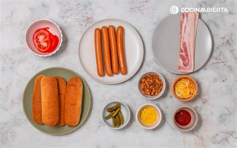 Ingredientes para perritos calientes