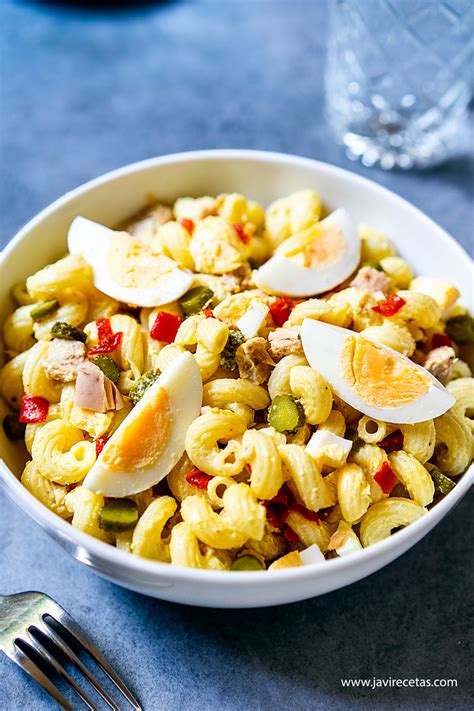Ensalada de pasta terminada