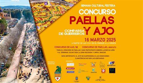 Logotipos de los organizadores y patrocinadores del Concurso de Paellas