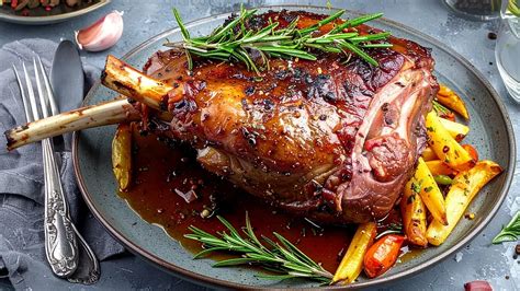 Gigot de cordero en la parrilla
