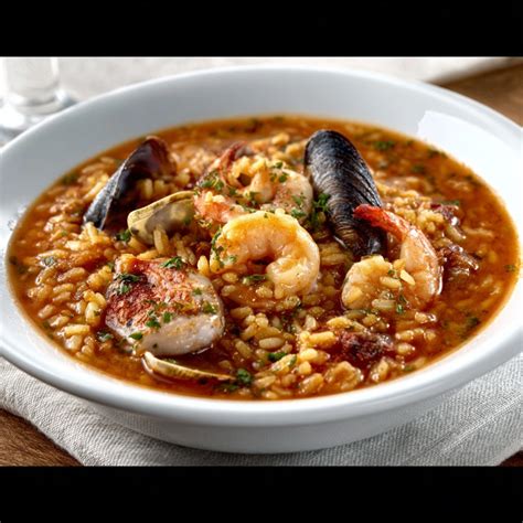 Arroz caldoso con mariscos