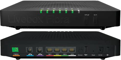Interfaz de configuración del router Livebox de Jazztel