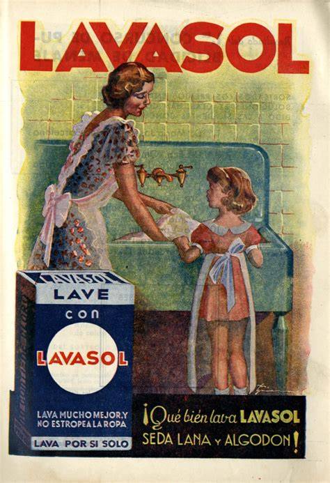 Anuncio publicitario antiguo de leche RAM