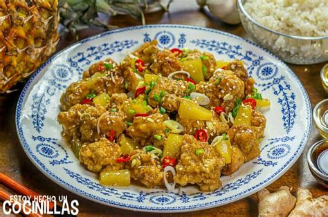 Ingredientes para pollo con piña