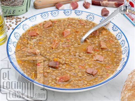 Lentejas con jamón