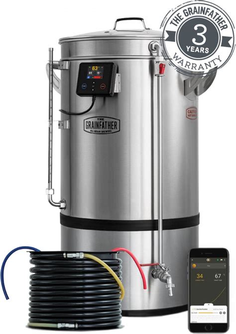 Grainfather eléctrico en funcionamiento