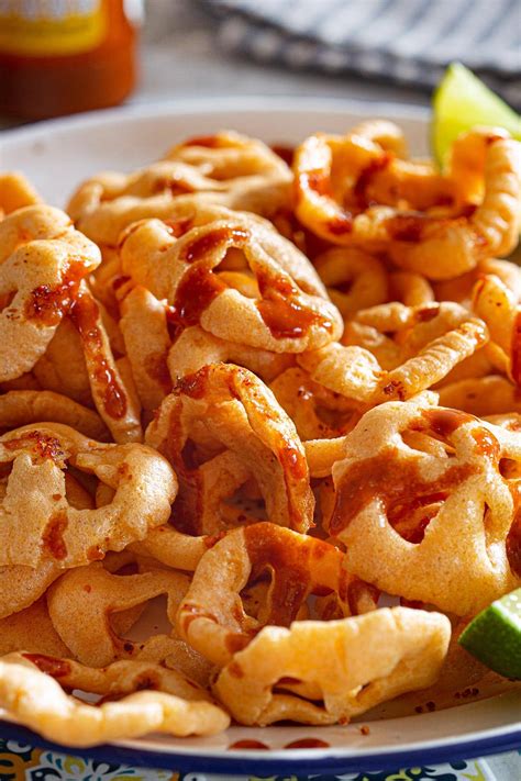 Chicharrones de harina con diferentes acompañamientos