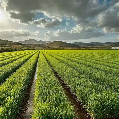Campos de arroz en España