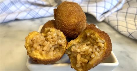 Croquetas de paella horneadas