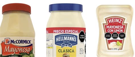 Comparación de texturas de mayonesa