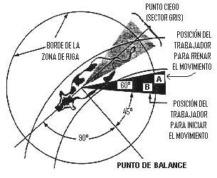 Diagrama de zona de fuga y punto de balance en bovinos