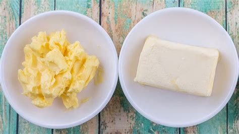 Comparativa de ingredientes: margarina y manteca