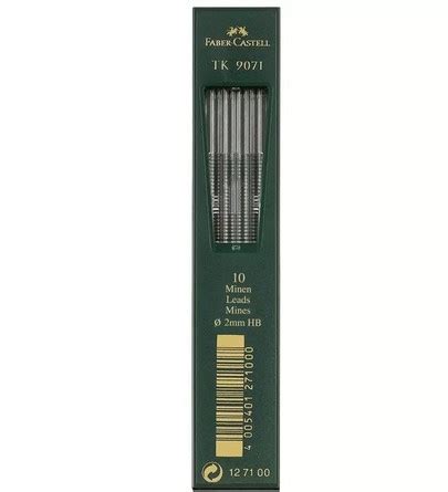 Diferentes durezas de minas Faber-Castell 0.5 mm