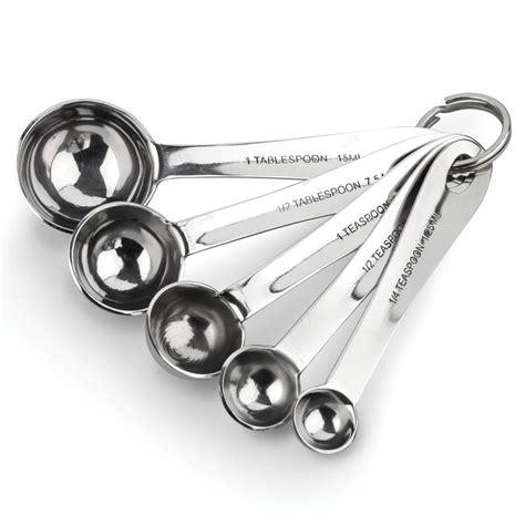 Cucharas medidoras para ingredientes de repostería