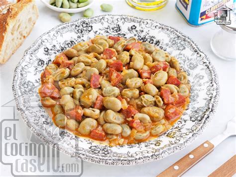 Guiso de habas con chorizo