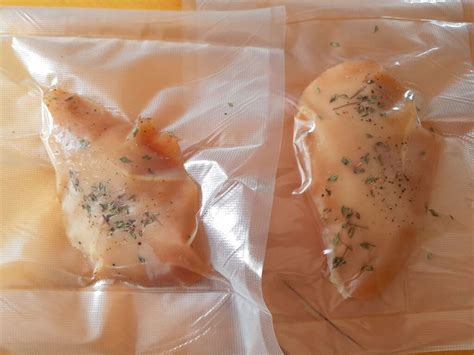 Pollo cocinado al vacío (sous vide)