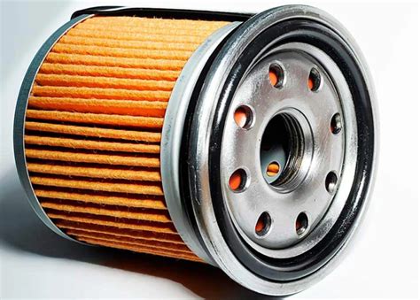 Motor de coche con filtro de aceite