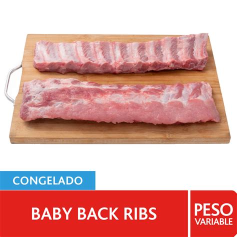 Diferentes cortes de costillas de cerdo: Baby Back, St. Louis y Spare Ribs