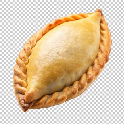 Empanada recién horneada con acabado dorado
