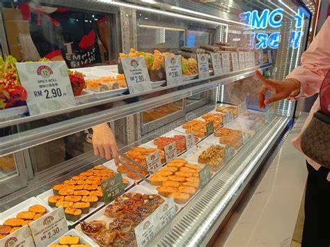 Variedad de opciones gastronómicas en un centro comercial moderno