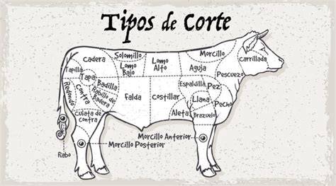 esquema de cortes de achuras en el animal