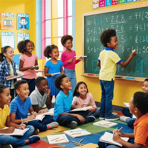 niños aprendiendo matemáticas con golosinas de colores