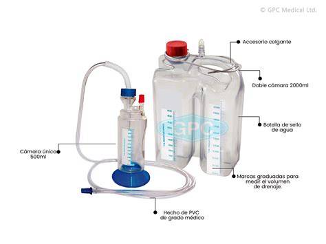 Sistema de drenaje torácico bajo sello de agua