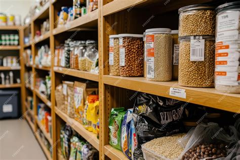 despensa organizada con productos secos en envases cerrados