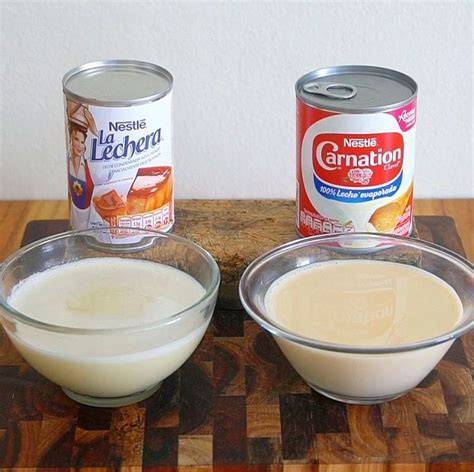 leche evaporada y maicena como espesantes