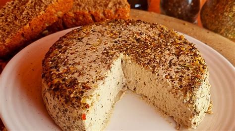 Queso vegano de semillas de girasol