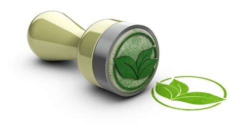 Sello de certificación ecológica en productos alimentarios
