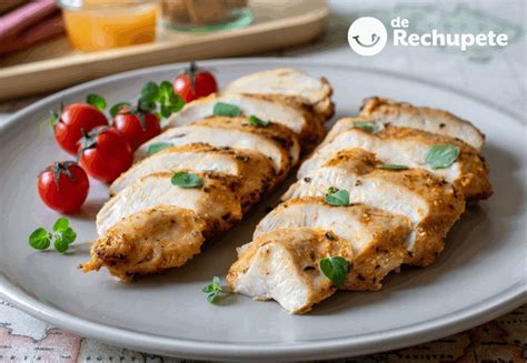 Varias técnicas de cocción para pechugas de pollo jugosas