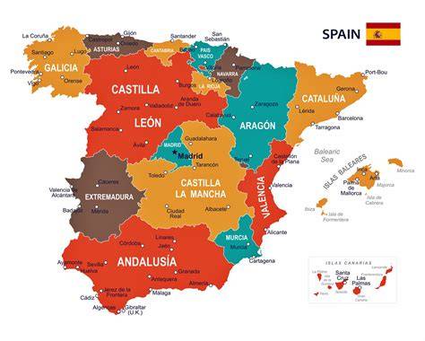 Mapa de regiones de España donde se consume casquería