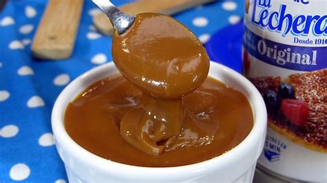 Diferentes presentaciones y empaques de dulce de leche con sus nombres regionales